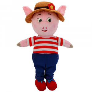 Мягкая игрушка Мульти-Пульти Интерактивная Поросенок в костюме и шляпе 26 см