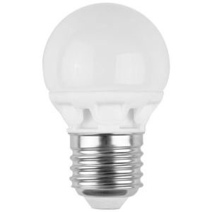 Лампа светодиодная LED3-G45/830/E27 3Вт шар 3000К тепл бел E27 245лм 220-240В Camelion 11374