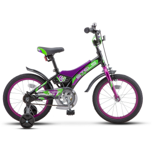 Велосипед Stels Jet 16 Z010 (2020) черный/фиолетовый