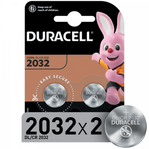 Батарейки Duracell литьевые CR2032-2BL