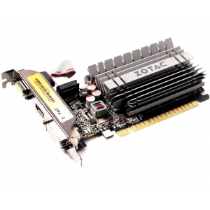 Видеокарта ZOTAC GeForce GT 730 902Mhz PCI-E 2.0 2048Mb 1600Mhz 64 bit DVI HDMI HDCP ZT-71113-20L