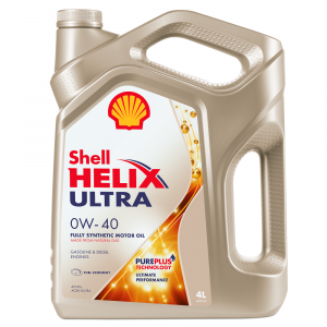 Моторное масло Shell Helix Ultra, синтетическое, 0W-40, 4 л 550040759