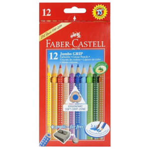 Faber-Castell Набор цветных карандашей Grip 12 шт