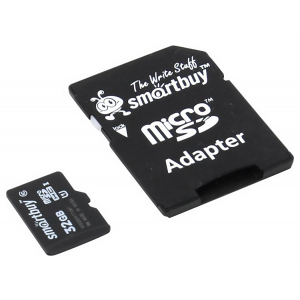 Карта памяти SmartBuy microSDXC Class 10 10MB/s 32GB (SB32GBSDCL10-01)