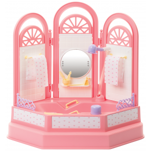 Мебель для кукол Огонек Ванная комната Маленькая принцесса