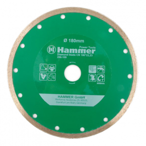 Диск отрезной Hammer Flex 206-109 DB CN 180x22мм сплошной