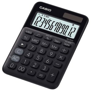 Калькулятор CASIO MS-20UC-BK-S-EC 12-разрядный