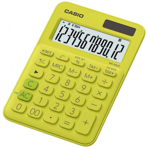 Калькулятор CASIO MS-20UC-YG-S-EC 12-разрядный