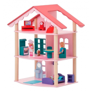 Кукольный домик Paremo "Роза Хутор" с мебелью