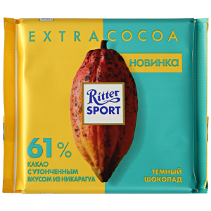 Шоколад темный Ritter Sport Никарагуа 61% какао г