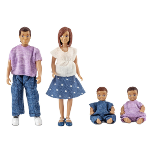 Куклы для домика Lundby Семья с двумя малышами