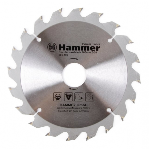 Диск пильный Hammer Flex 205-106 CSB WD 165мм*20*30/20мм по дереву