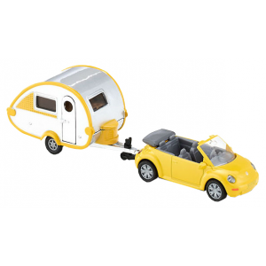 Модель автомобиля "Фольксваген Жук" с домом на колесах, 1:50 Siku 1629