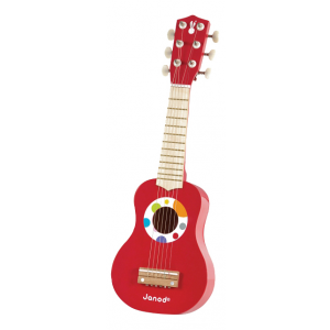 Музыкальный инструмент Janod Гитара Confetti красная