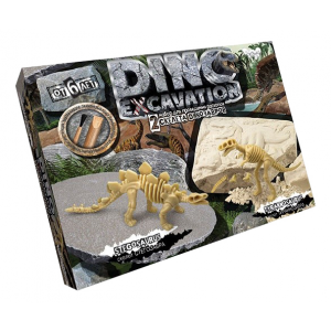ДАНКО-ТОЙС Набор для проведения раскопок Dino Excavation Динозавры (Стегозавр и Тираннозавр) [DEX-01-03]