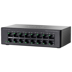 Коммутатор Cisco SF110D-16-EU 16 портов 10/100Mbps