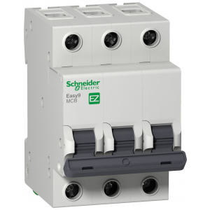 Автоматический выключатель Schneider Electric "Easy 9" 3П 16А С 4,5кА 400В EZ9F34316