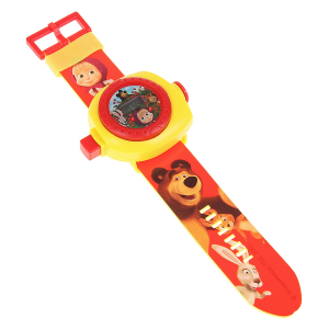 Интерактивная игрушка УМКА Часы Маша и медведь с проекцией