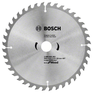 Диск пильный Bosch ECO по дереву, 40Т, 254 x 30 мм. 2608644383