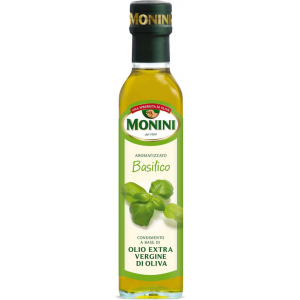 Масло оливковое Monini с ароматом базилика