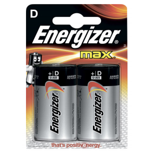 Батарейка Energizer MAX D-LR20 2 шт