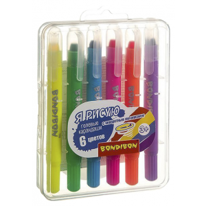 Набор гелевых карандашей для рисования, 6 цветов BONDIBON