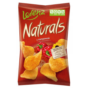 Чипсы Lorenz картофельные Naturals Паприка