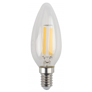 ЭРА (Энергия света) Лампа светодиодная Эра F-LED B35-5w-840-E14 (25/50/4200) филаментная свеча хол