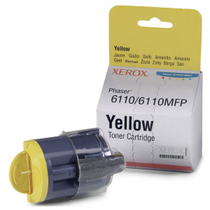 Тонер-картридж для XEROX Phaser 6110 (106R01204) (желтый) Картридж принтера, МФУ