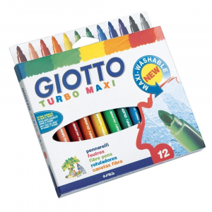 Giotto Набор фломастеров Turbo Maxi 12 цветов