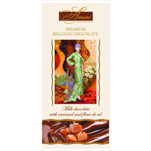 Шоколад Ameri Milk Chocolate with Caramel and Fleur de Sel 31% Cocoa