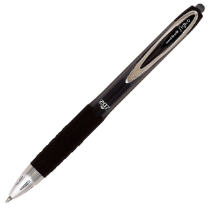 Ручка гелевая signo черная, 0,7 мм, uni