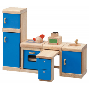 Набор деревянной мебели для кукол "Кухня" Нео Plan Toys 7310