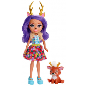 Кукла Enchantimals Mattel с питомцем Данесса Оления
