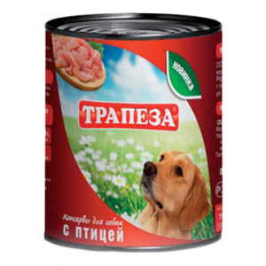 Трапеза консервы для собак (с мясом птицы)