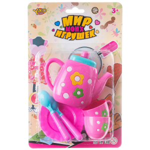 Набор посуды для чаепития Мир Micro игрушек, Yako Toys 7 предметов