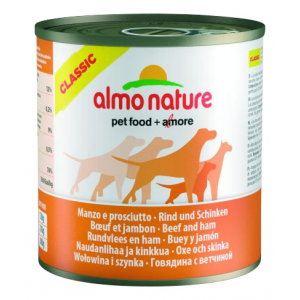 Консервы для собак Almo Nature "Classic", с говядиной и ветчиной