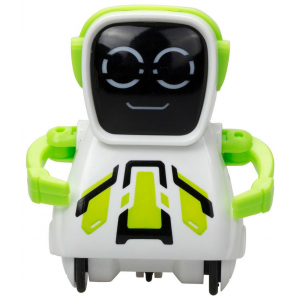 Интерактивный робот Silverlit Покибот белый с зеленым