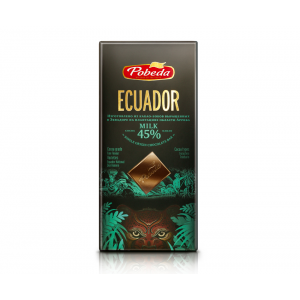 Победа Вкуса Шоколад молочный ЭКВАДОР 45% какао