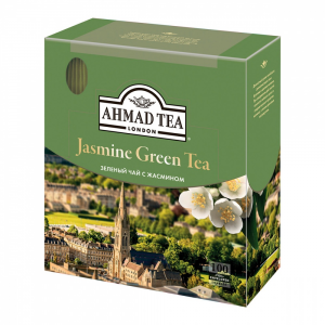 Чай в пакетиках зеленый AHMAD TEA Jasmine Green Tea с жасмином
