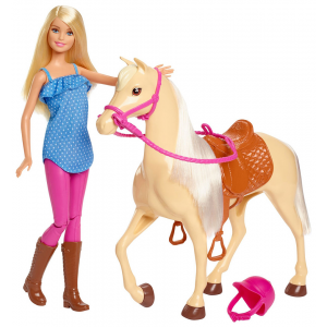 Кукла Barbie с лошадью