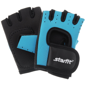 Перчатки для фитнеса Starfit "SU-107" синий черный