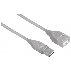 Кабель Hama USB A-USB A, M-F 5м Grey (H-78400)