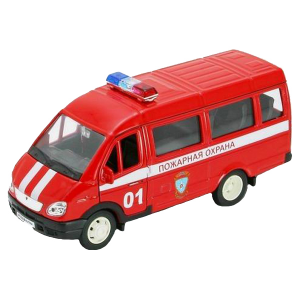 Коллекционная модель Welly Газель Пожарная охрана 1:34