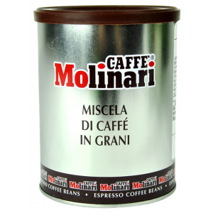 Кофе Molinari пять звезд в зернах 250 г