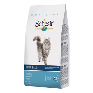 Корм сухой Schesir для длинношерстных кошек
