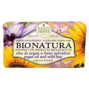 Косметическое мыло Nesti Dante Bionature Argan Oil&Hay Масло аргании и альпийские травы