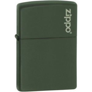 Зажигалка Zippo 221ZL "Green Matte" w/Logo