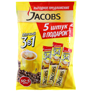 Напиток кофейный Jacobs Классика 3в1 растворимый Якобс