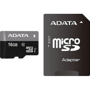 Карта памяти ADATA Premier microSDHC Class 10 UHS-I U1 16GB AUSDH16GUICL10-RA1